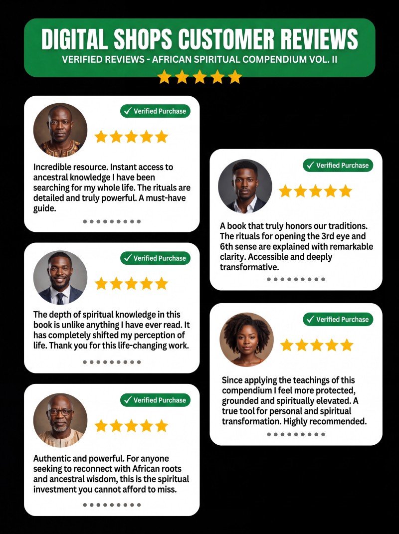 Verified customer reviews — African Spiritual Compendium Vol. II
